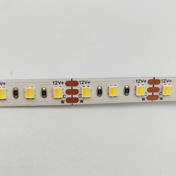 LED стрічка 12В ST-12-2835-120-DCCT-20 17Вт 1500Лм Білий от 2800К до 7500К IP20 8мм